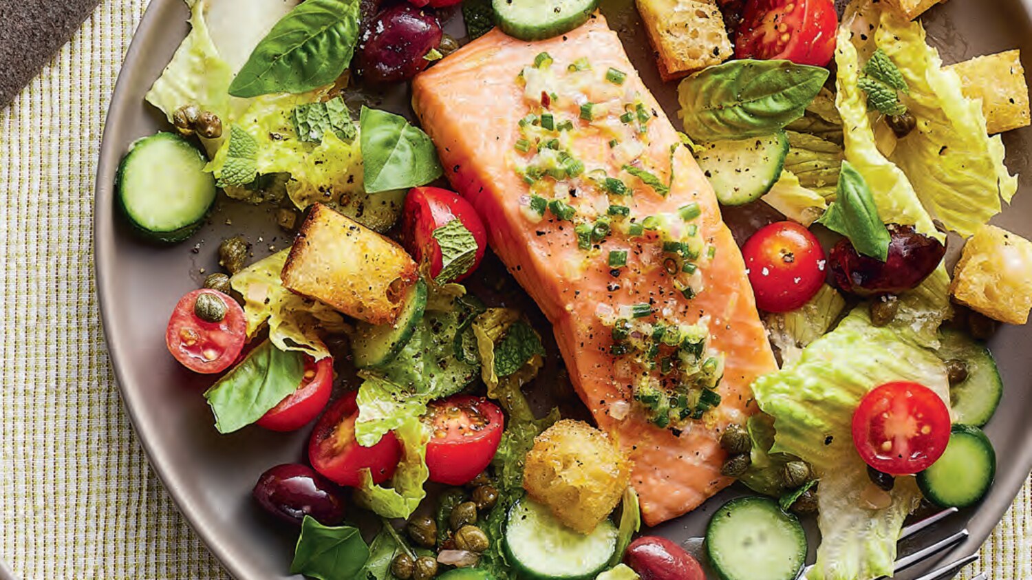 Cherry Tomato & Cucumber Panzanella | Canadian Living