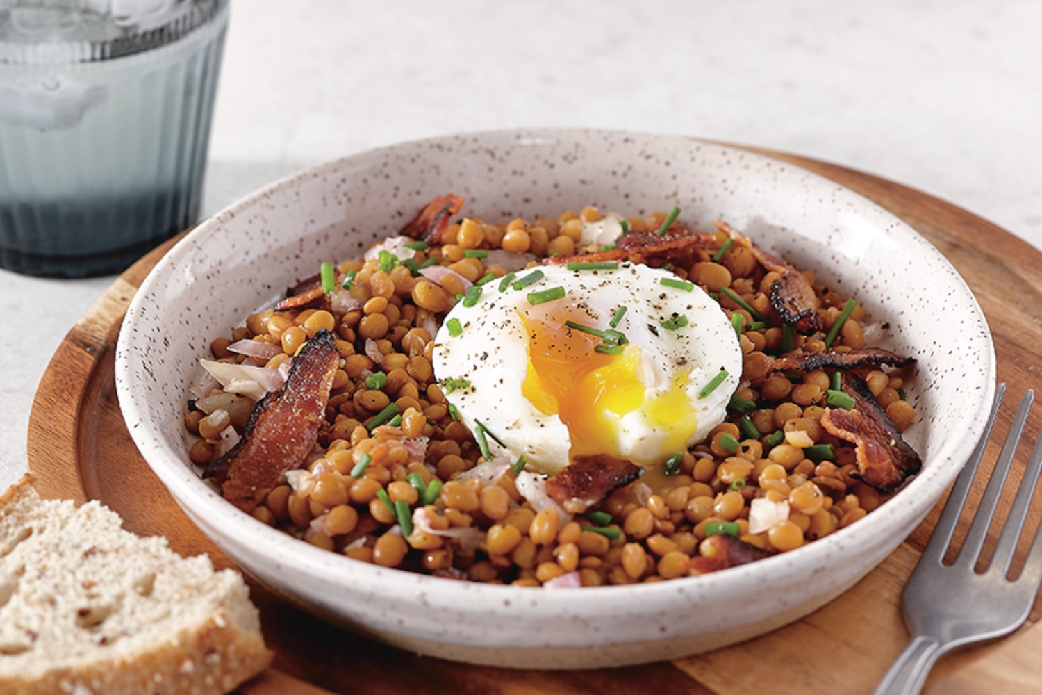 Lentil Salad with Oven Poached Eggs | Canadian Living