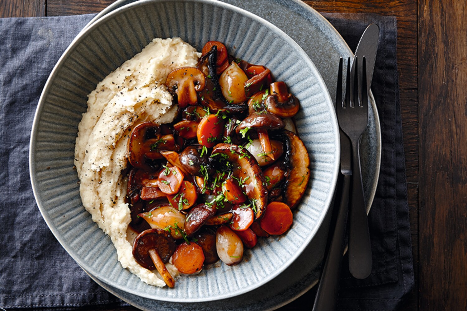 Mushroom Bourguignon | Canadian Living