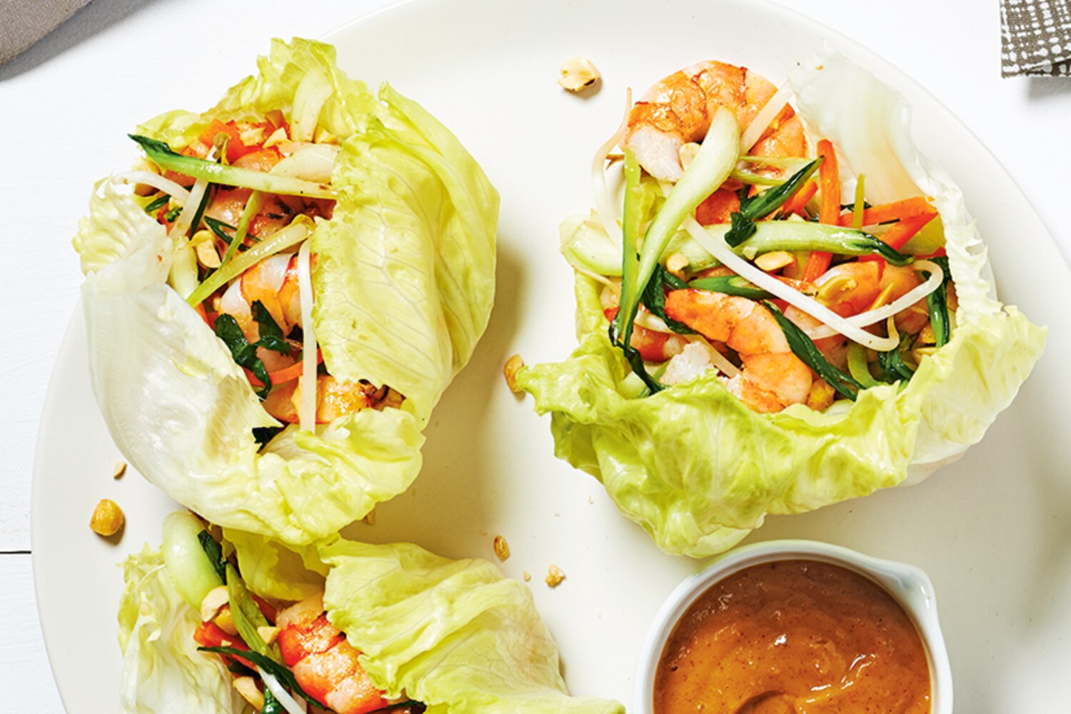 Shrimp and Bok Choy Lettuce Wraps | Canadian Living