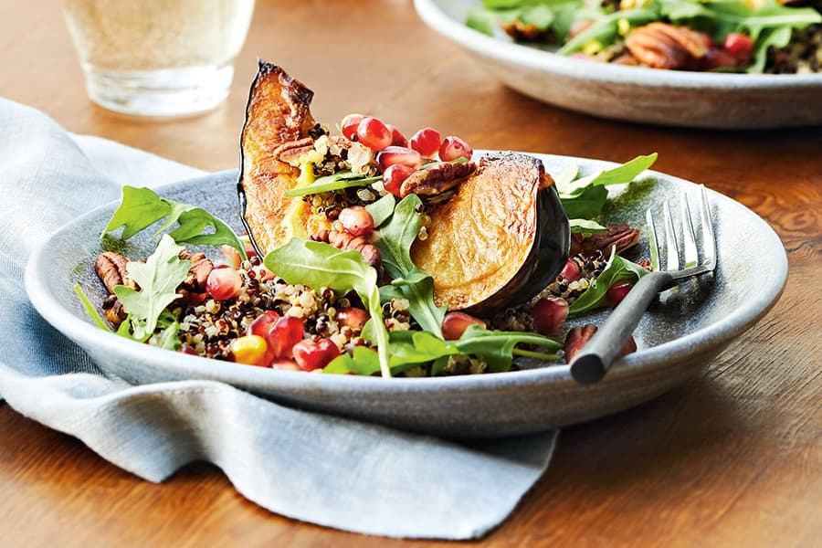 Squash, Quinoa & Pomegranate Salad Canadian Living