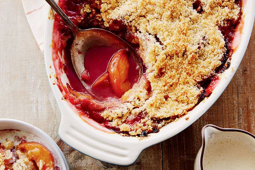 Plum and Nectarine Crumble Canadian Living