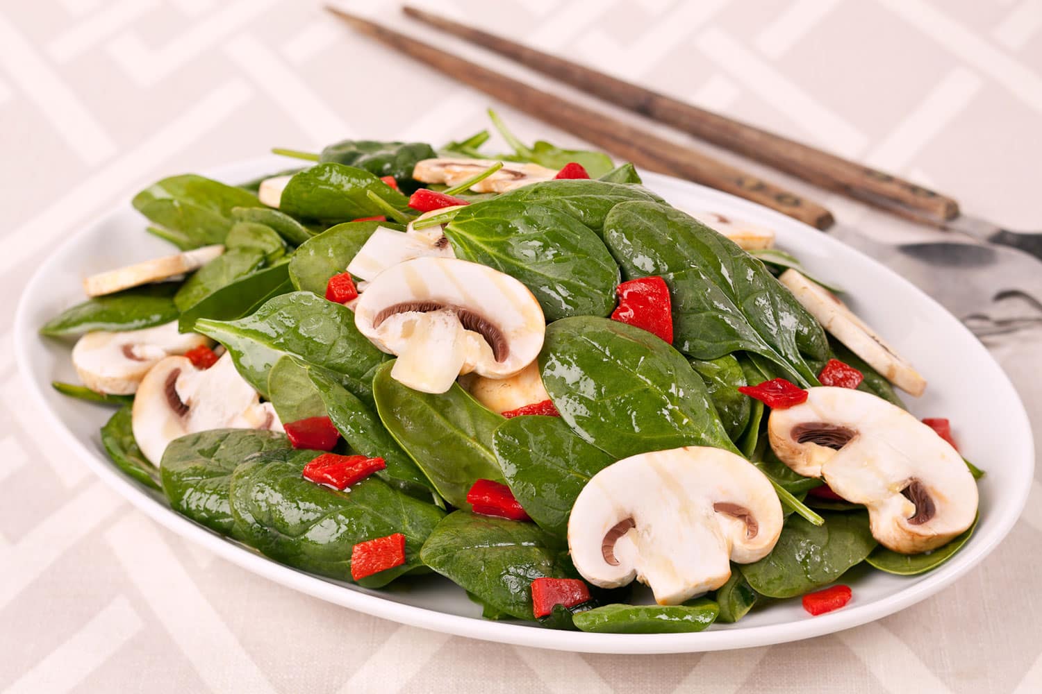 Spinach Salad and Simple Vinaigrette Canadian Living