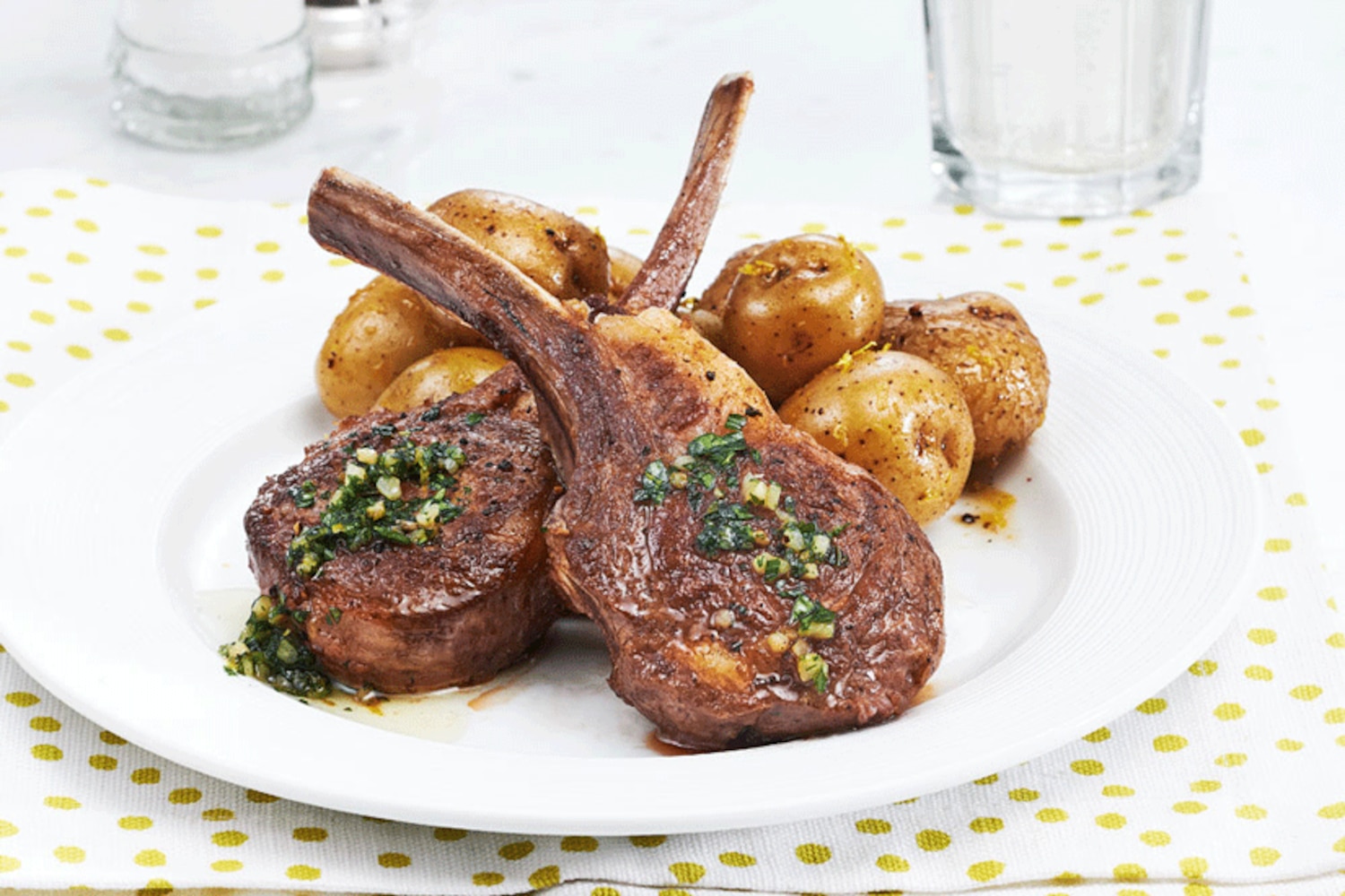 Lamb Chops With Mint Gremolata and Baby Potatoes Canadian Living