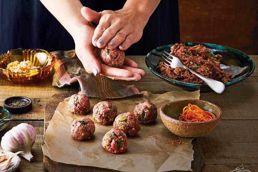 SoyGlazed Beef Meatballs Canadian Living