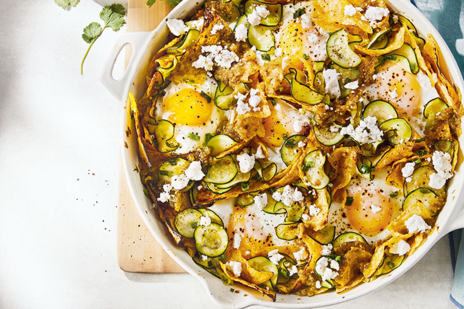 Baked Chilaquiles Verde With Eggs Canadian Living