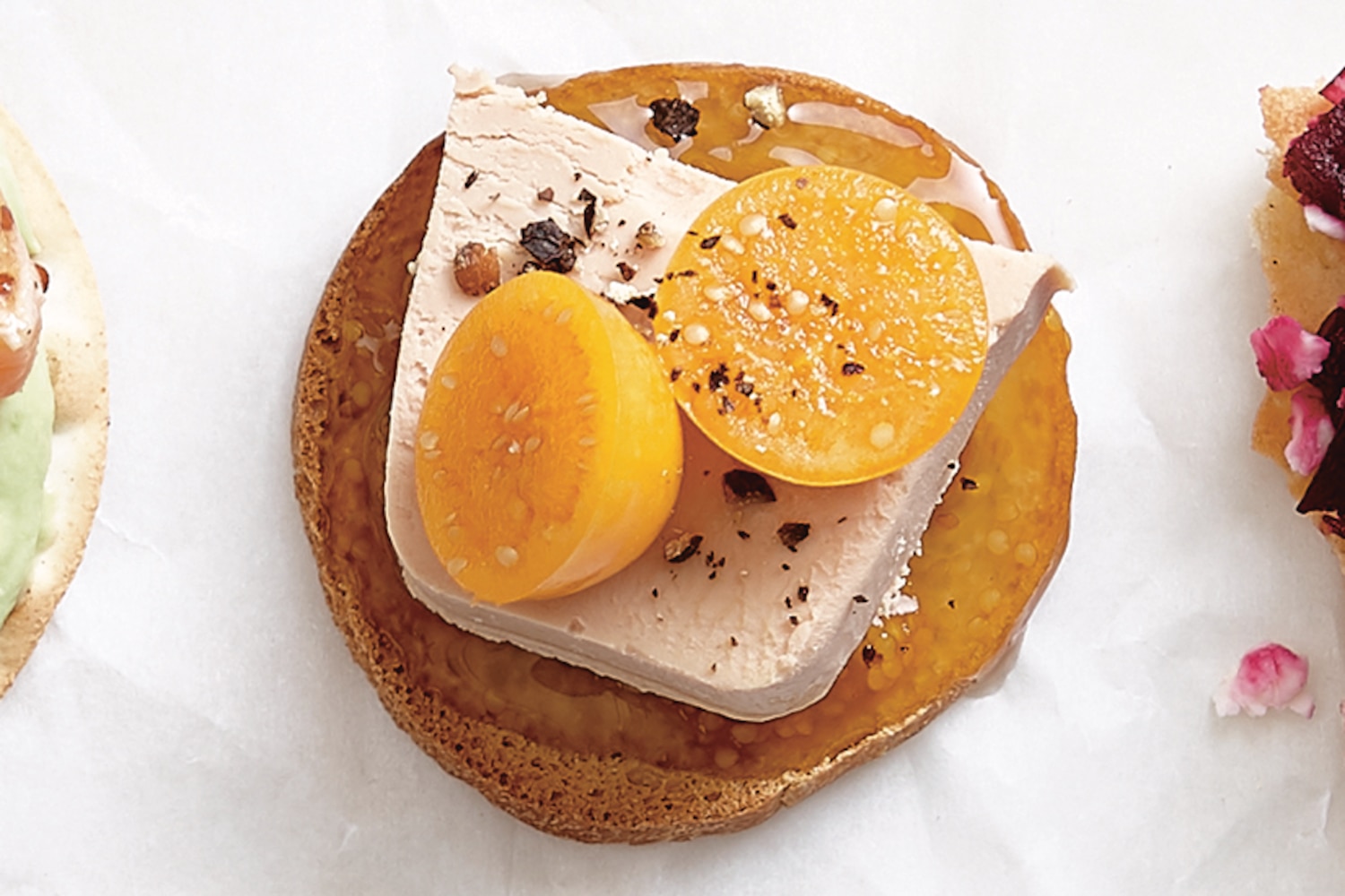 Foie Gras & Ground Cherries Canapés | Canadian Living