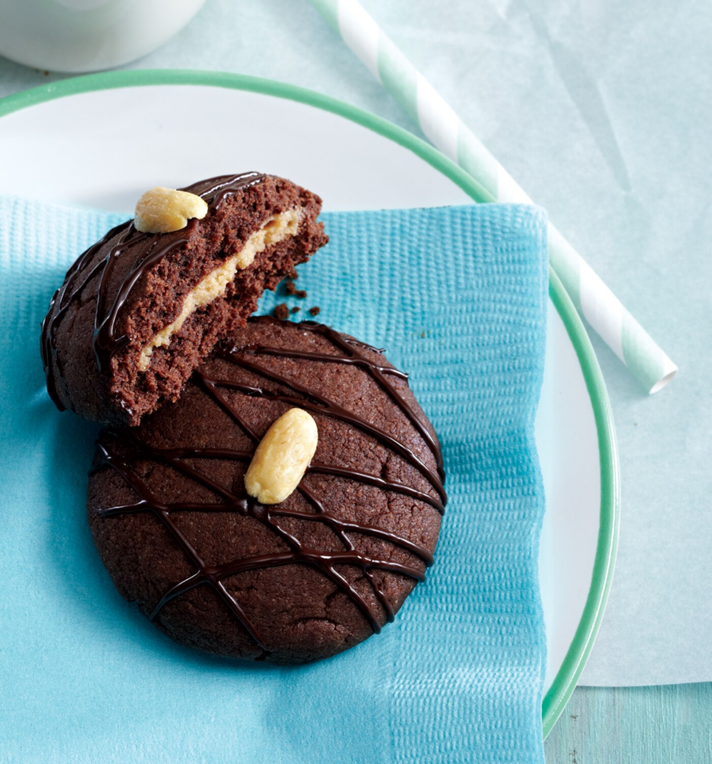 Chocolate Peanut Butter Surprise Cookies Canadian Living