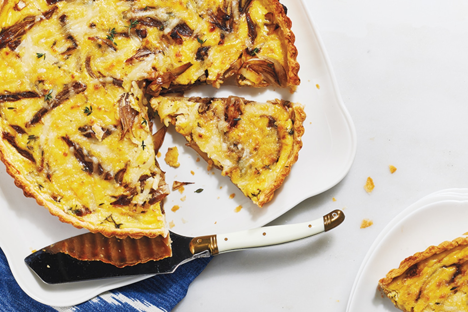 Caramelized Spring Onion and Gruyere Tart Canadian Living