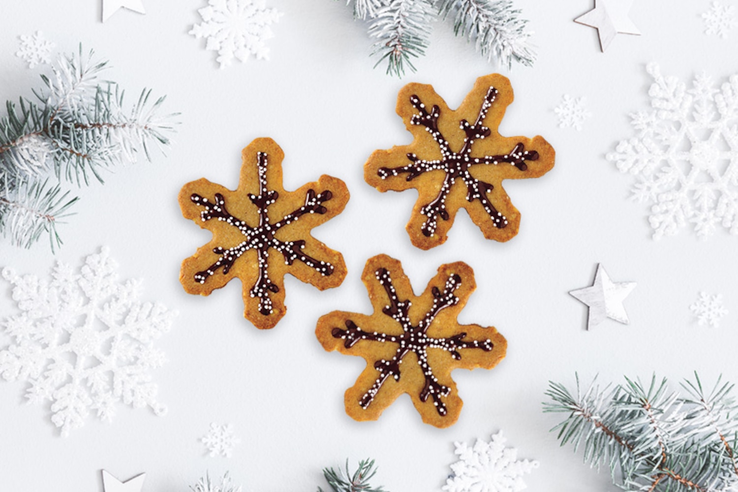 Spiced Nut Snowflakes | Canadian Living