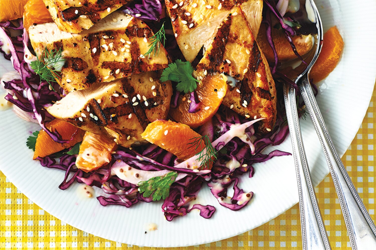 Sesame Chicken With Fennel and Orange Salad | Canadian Living