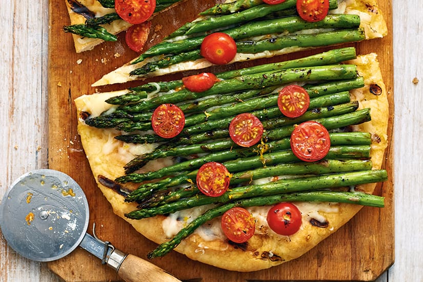 Grilled Asparagus Pizza Canadian Living