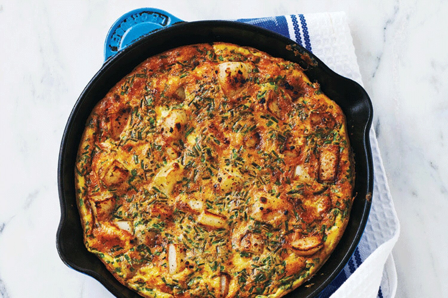 Herbed Salmon and Potato Frittata | Canadian Living