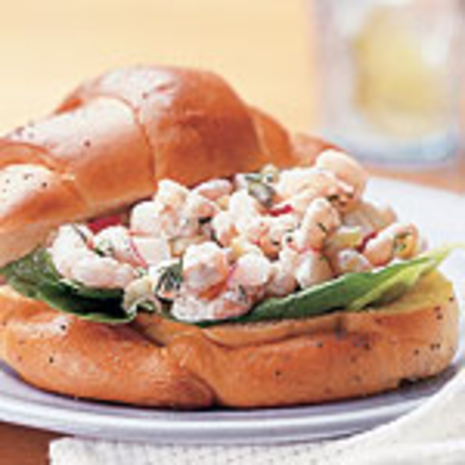 Baby Shrimp Salad on Crusty Buns Canadian Living