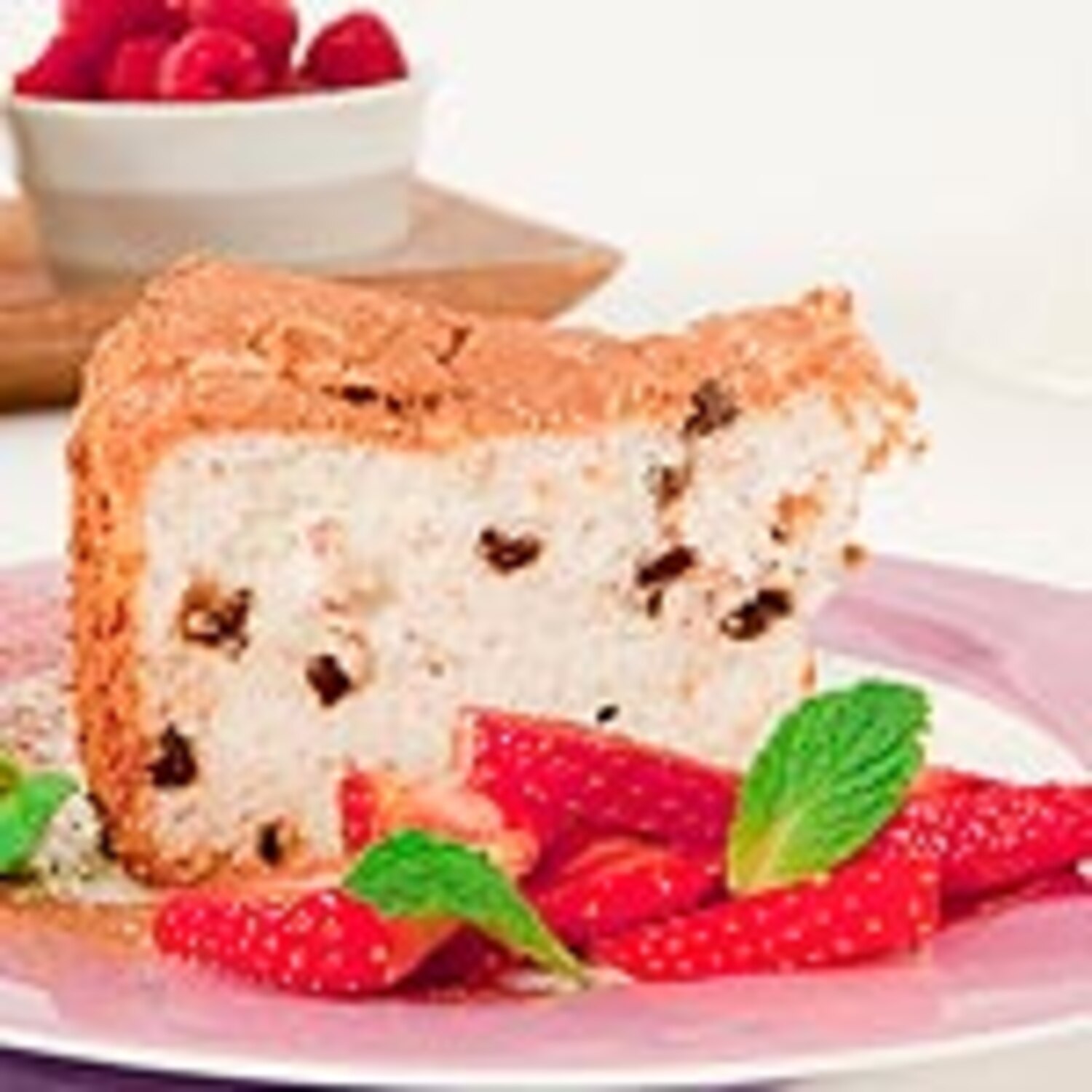 Chocolate Chip Angel Food Cake Canadian Living