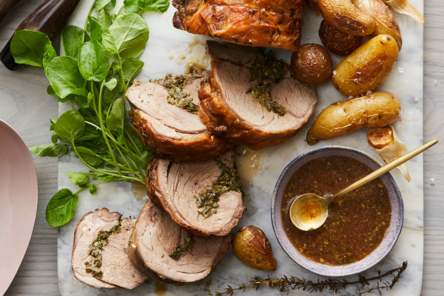HerbStuffed Leg of Lamb & Potato Medley Canadian Living