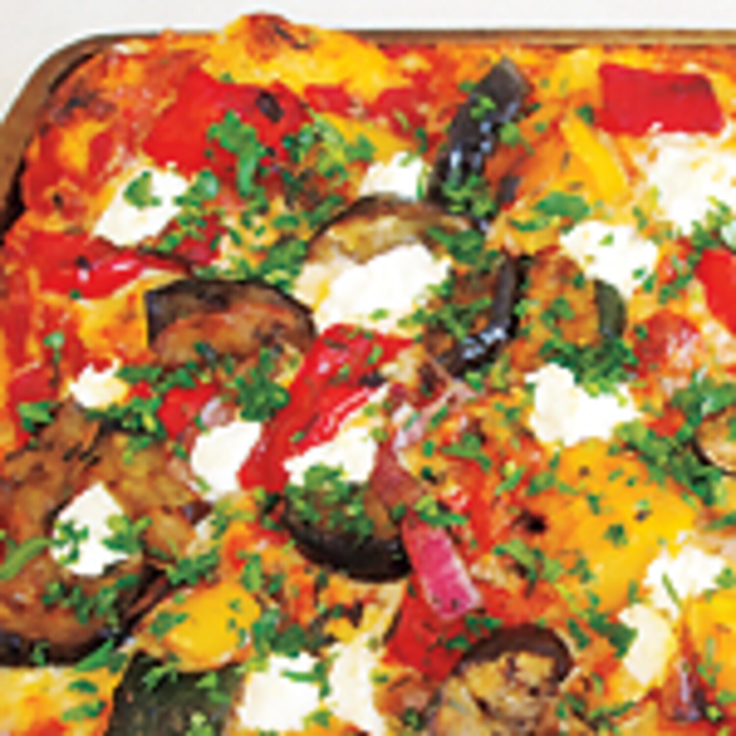 Grilled Vegetable and Goat Cheese Pan Pizza | Canadian Living