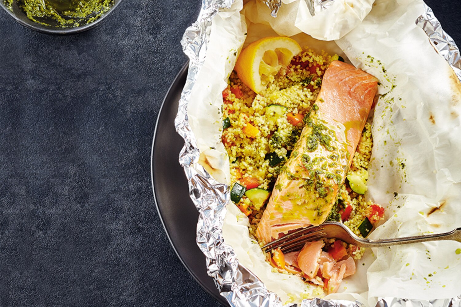 Grilled Salmon and Couscous Pouches | Canadian Living