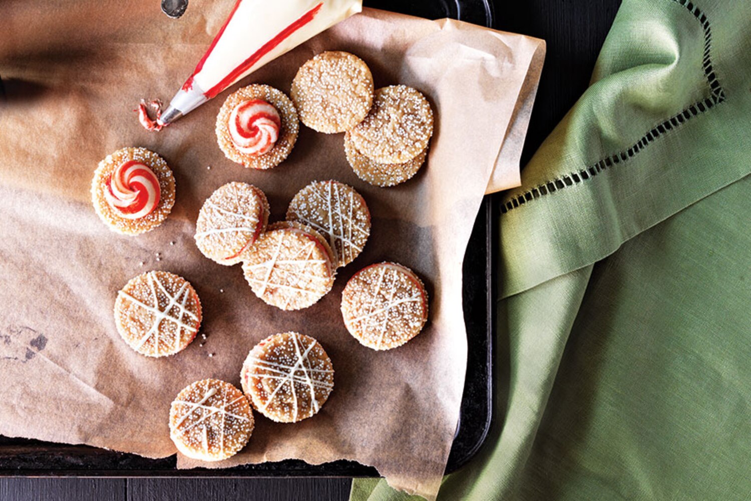 Minty Swirl Sandwich Cookies | Canadian Living