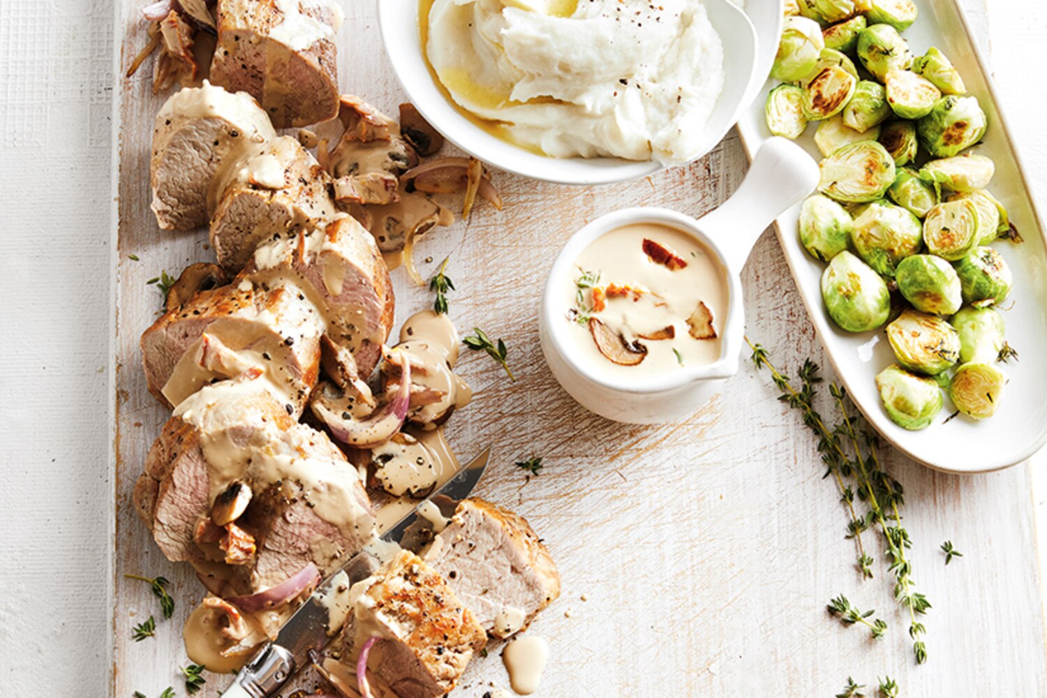 Pork With Mushroom Sauce | Canadian Living