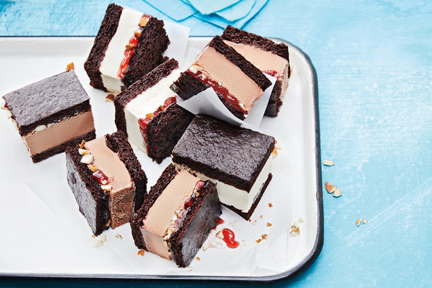 Chocolate Cherry Ice Cream Sandwiches | Canadian Living