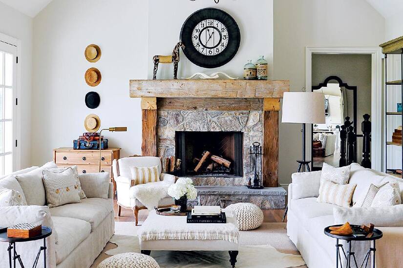 How to decorate the inside of a fireplace Canadian Living
