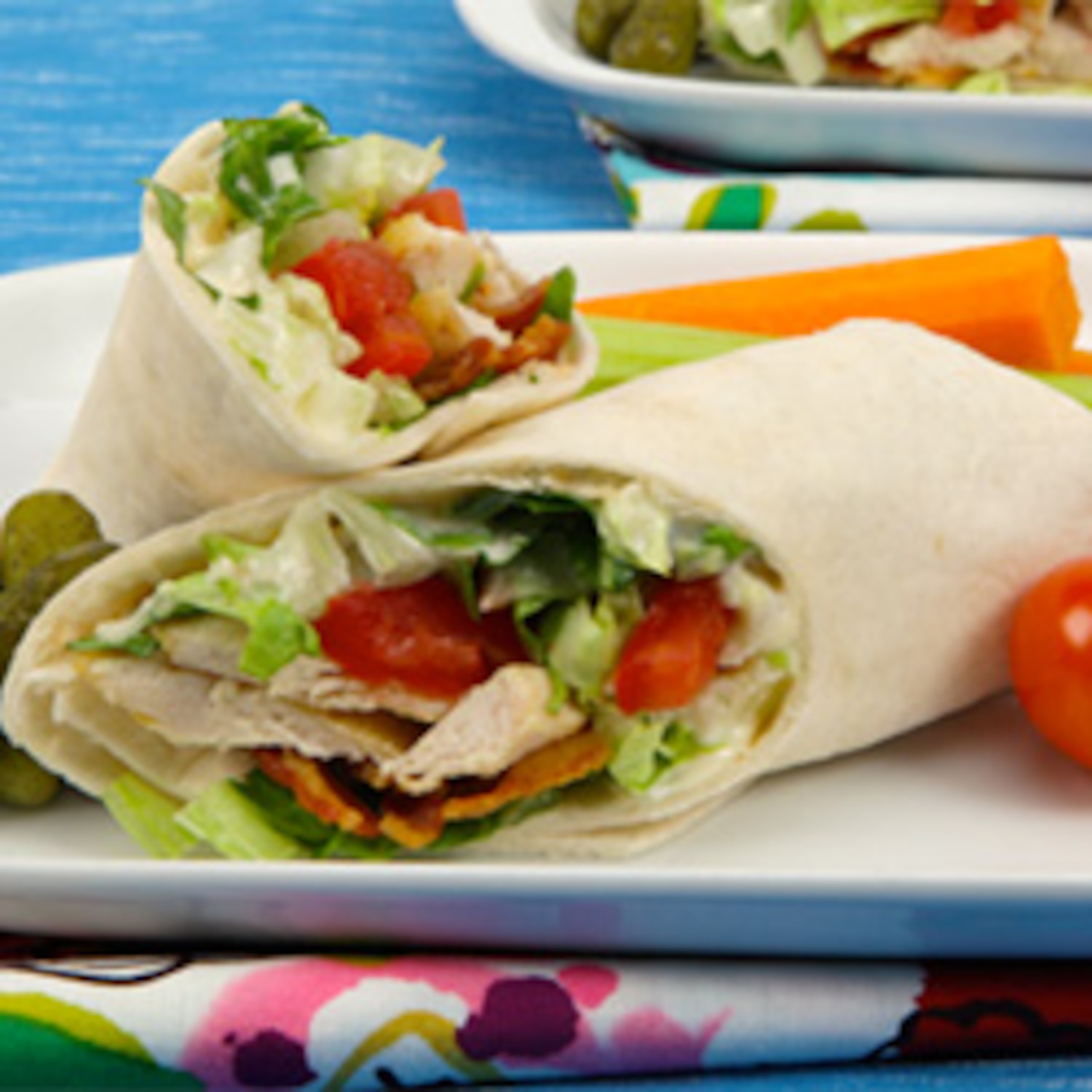 Chicken Club Wrap with Garlic Mayo | Canadian Living