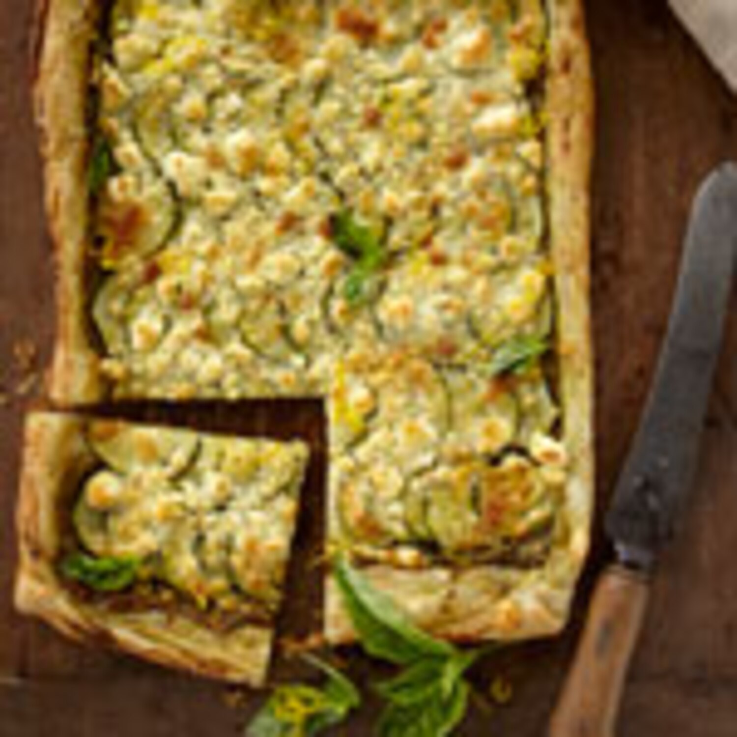 Lemon, Zucchini and Canadian Feta Tart | Canadian Living