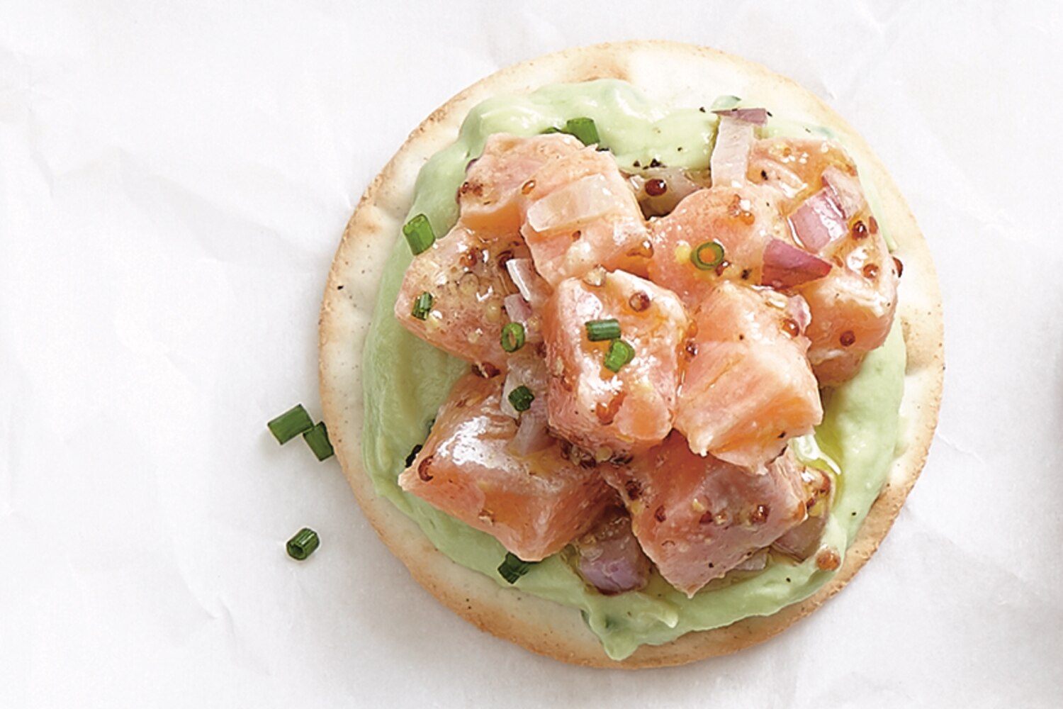 Salmon & Avocado Cream Canapés | Canadian Living