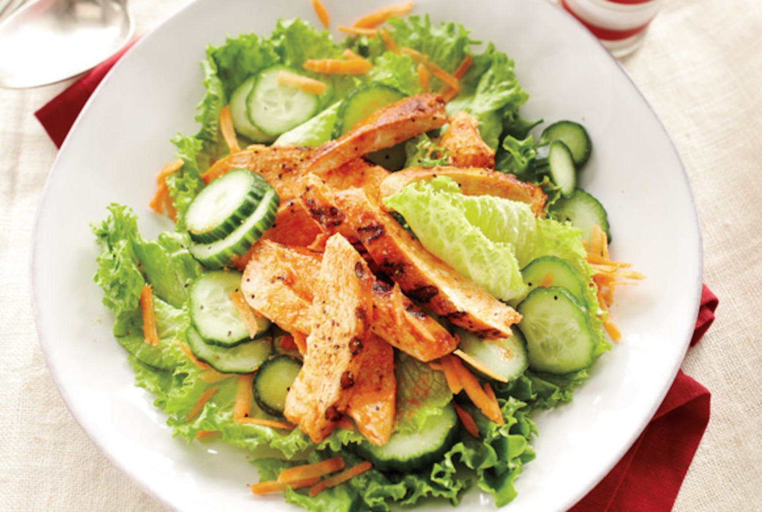 Grilled Buffalo Chicken Salad With Blue Cheese Dressing Canadian Living
