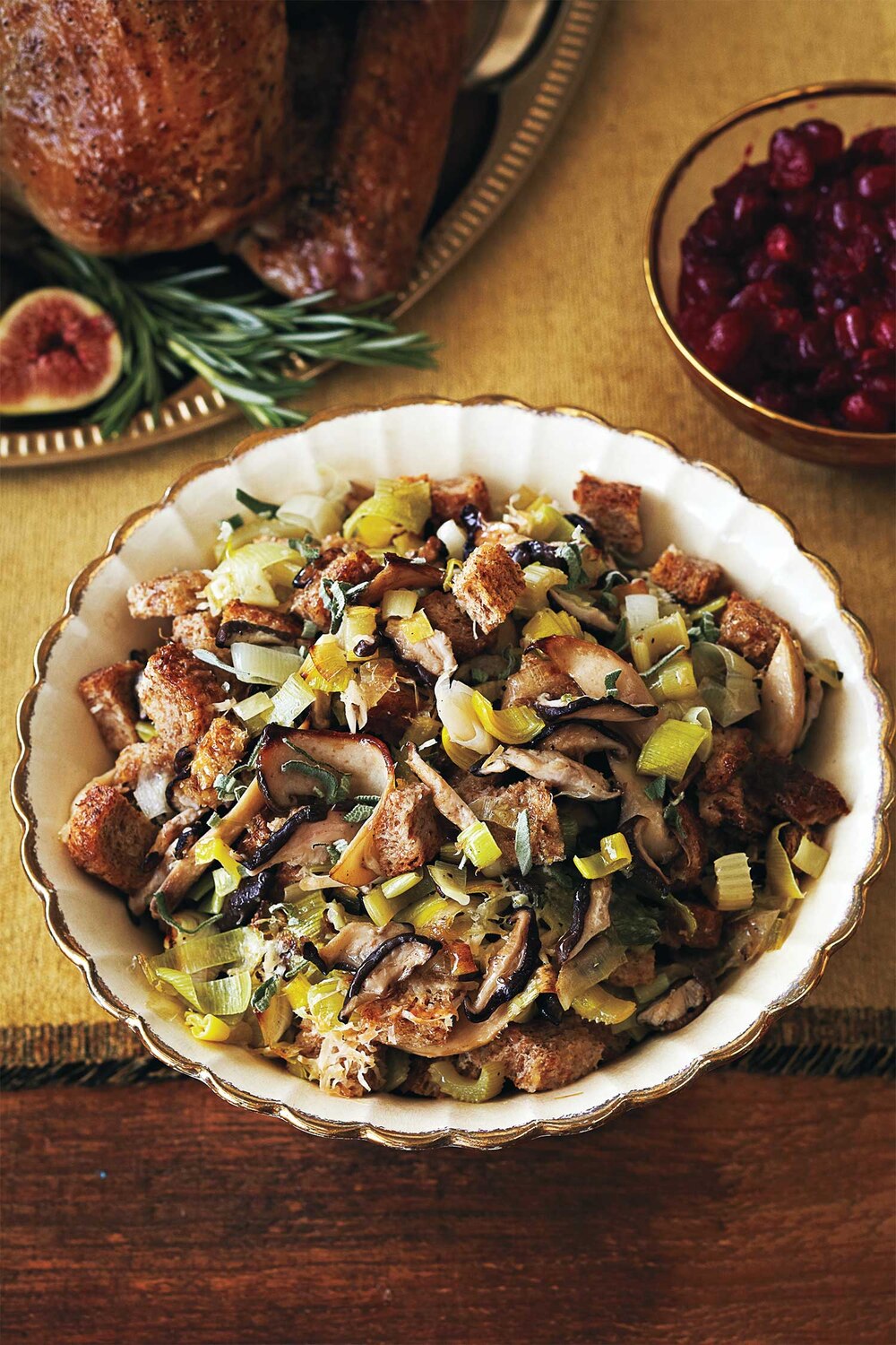 Leek and Mushroom Stuffing | Canadian Living