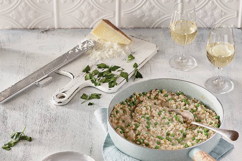 Barley Risotto with Peas & Leeks Canadian Living