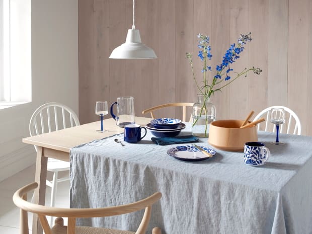 Denby Malmo Scandinavian style spring table settiing