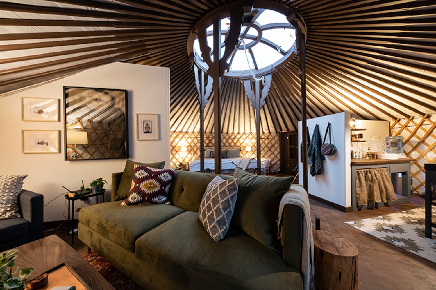Canada's first parkainsulated yurt has arrived and it's crazy romantic