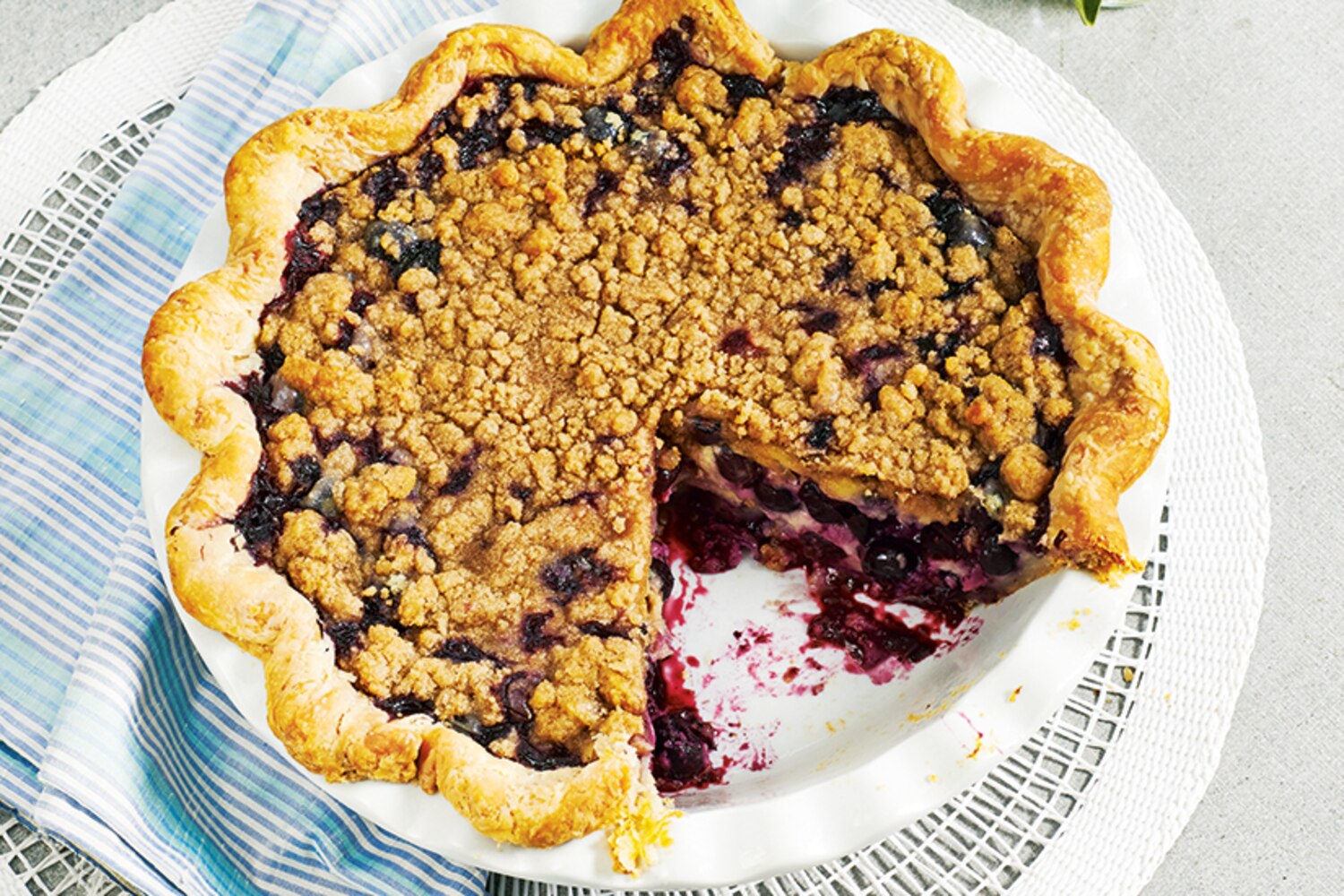 Blueberry Sour Cream Pie Canadian Living