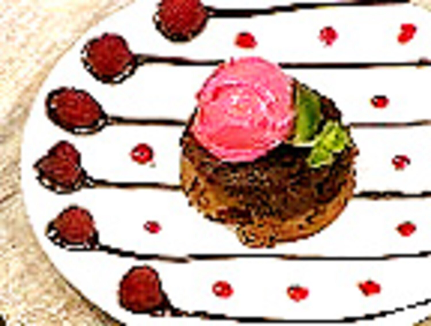 Sunken Chocolate Raspberry Cakes with Raspberry Sauce | Canadian Living