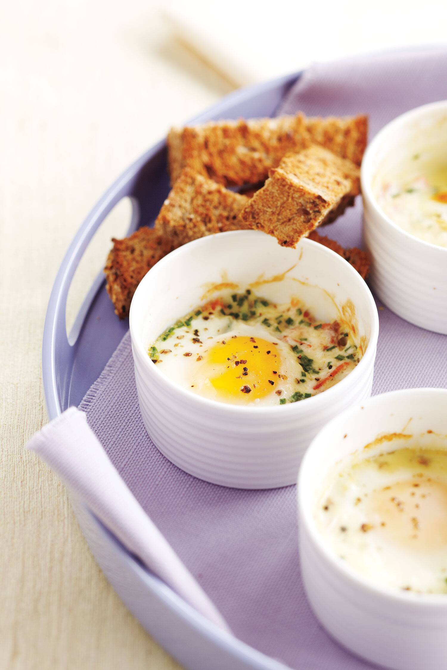 Smoked Salmon Eggs en Cocotte Canadian Living