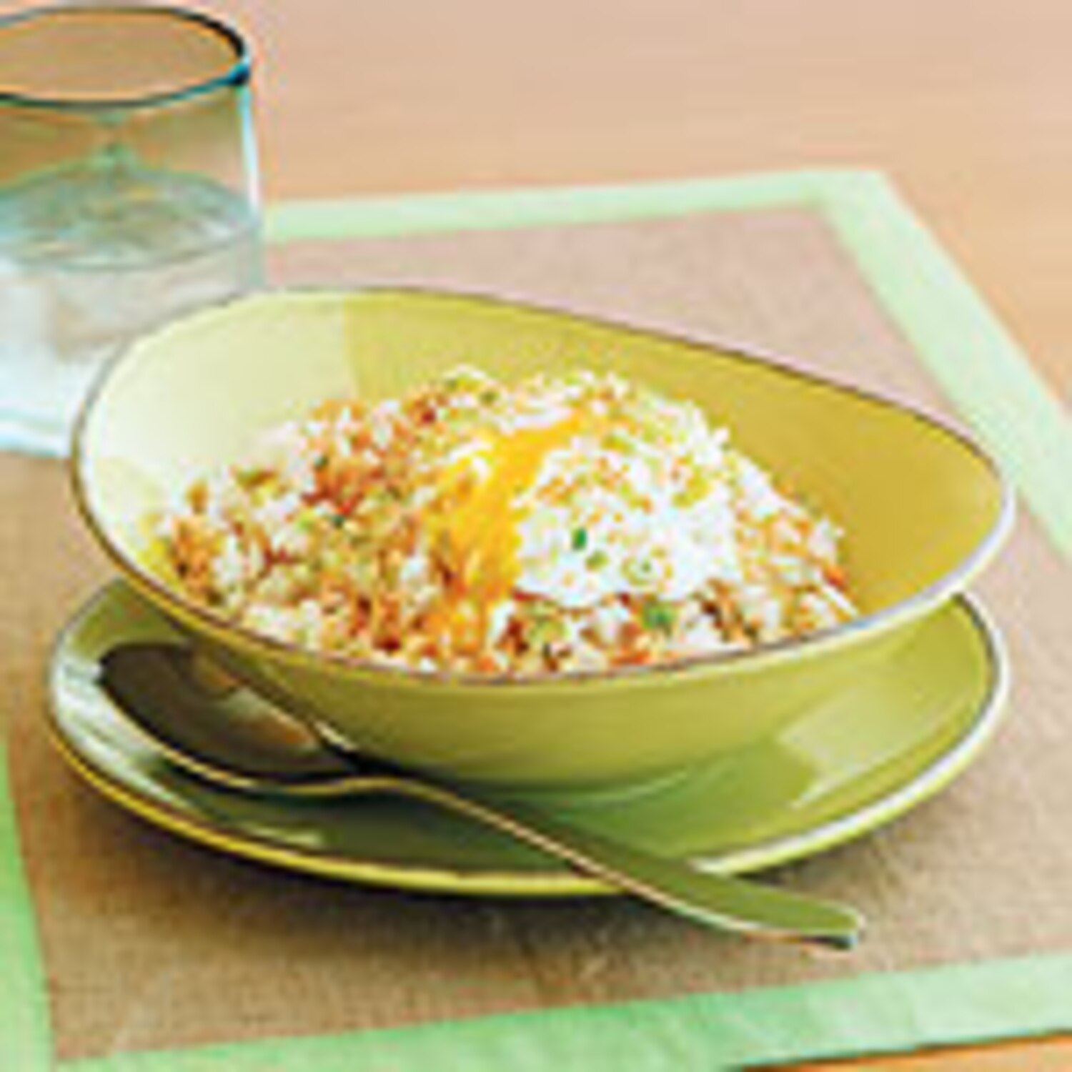 Poached Eggs on Sticky Rice Canadian Living