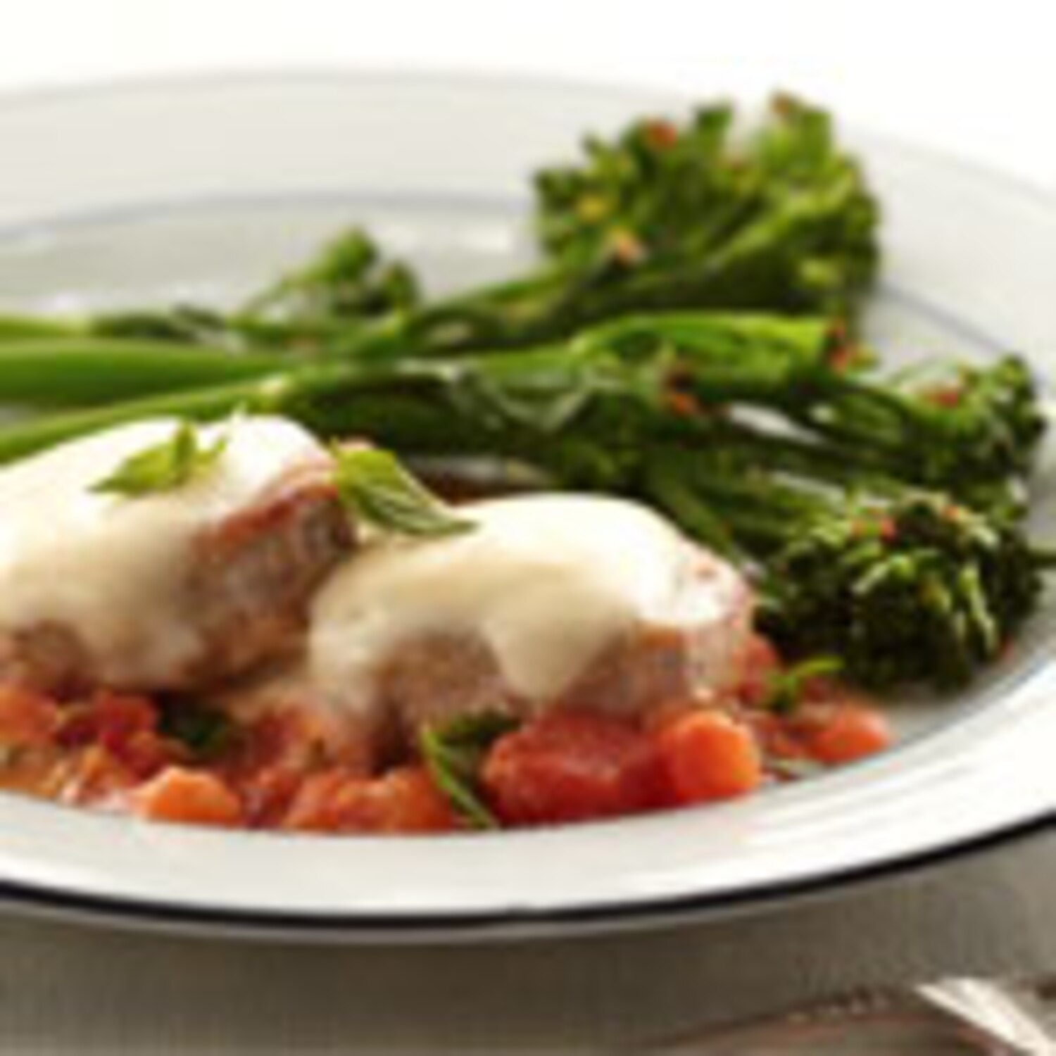 Pork Medallions with Fresh Mozzarella Canadian Living