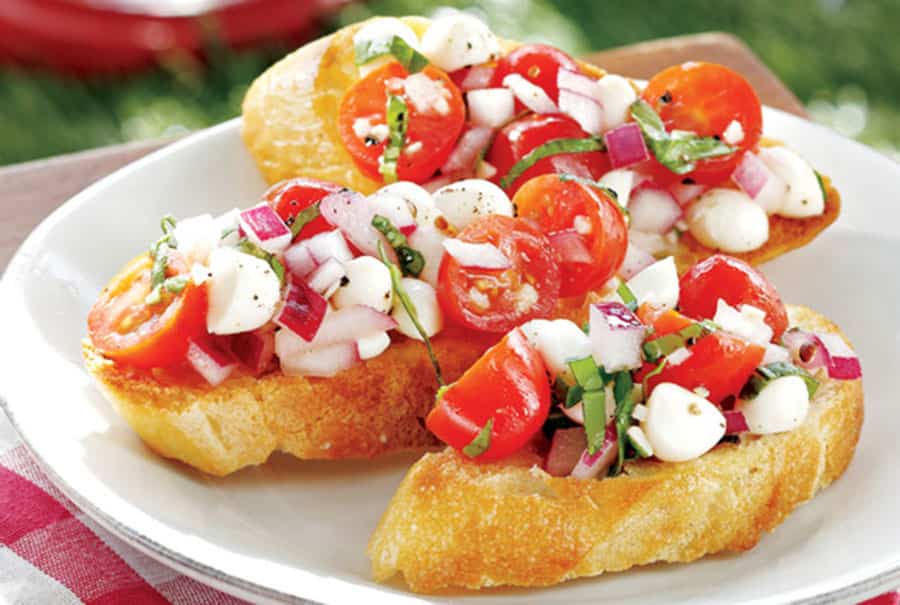 Grilled Panzanella Bites Canadian Living