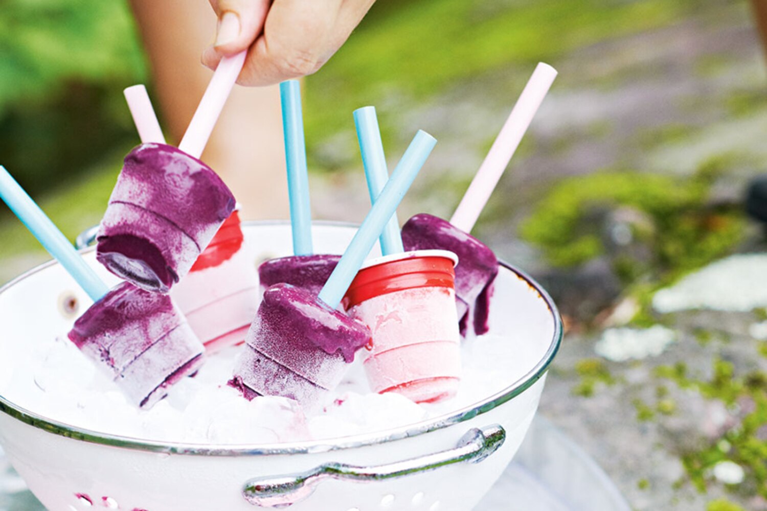 Blueberry Cream Pops | Canadian Living