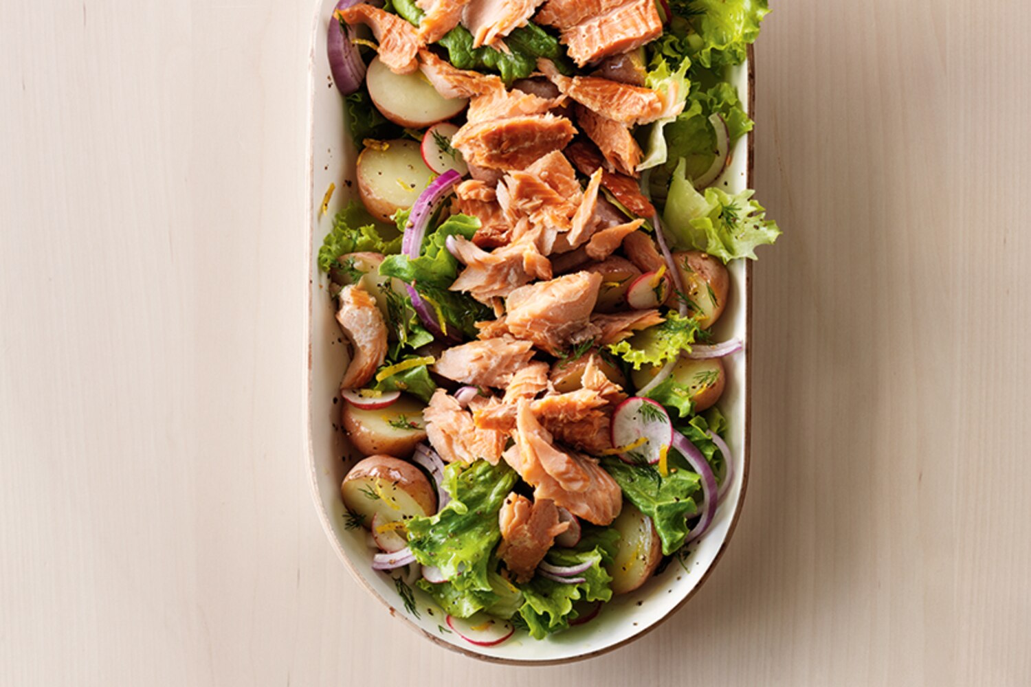 Warm Potato Salad with Smoked Trout | Canadian Living