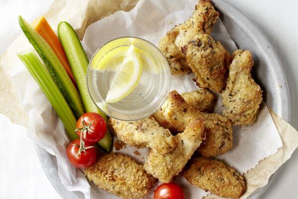 Parmesan Rosemary Chicken Wings