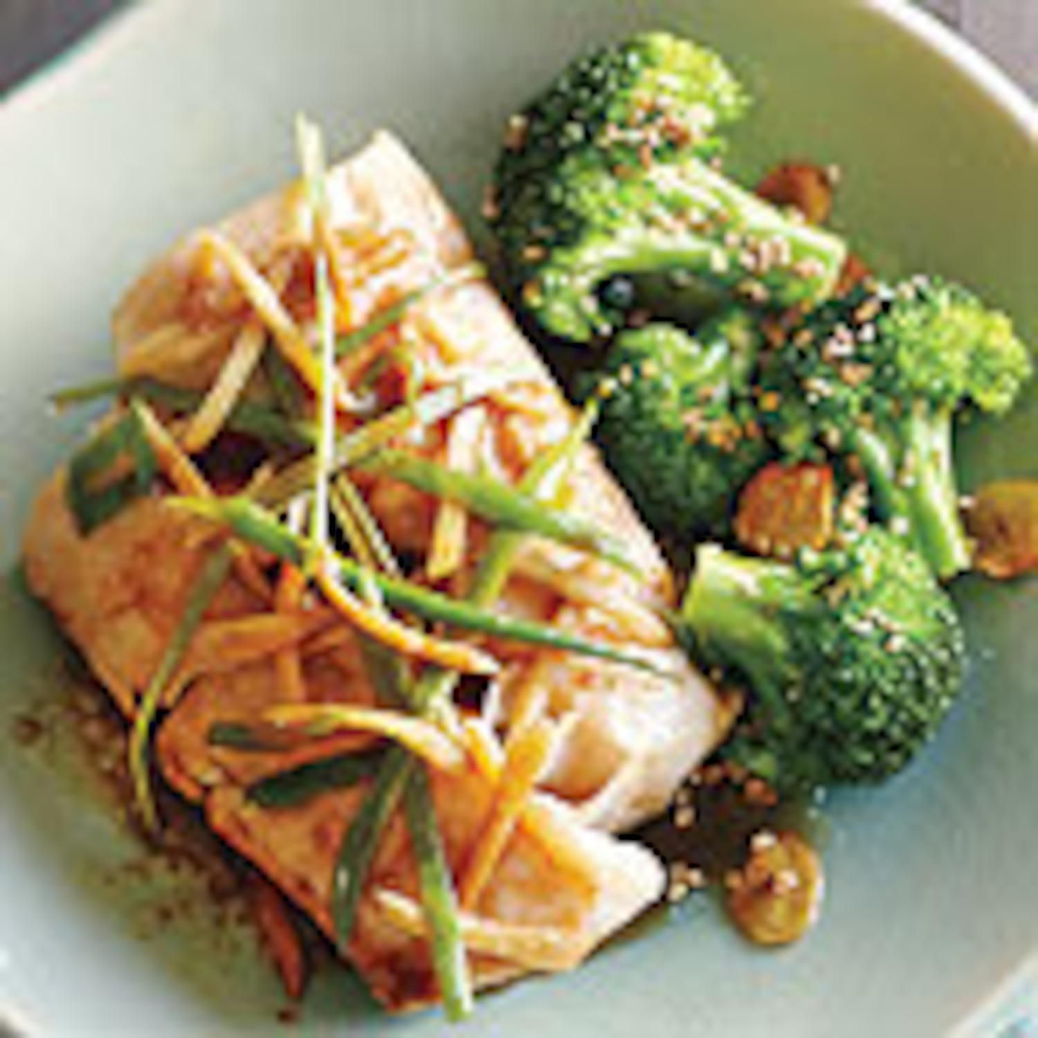 ChineseStyle Steamed Fish and Sesame Broccoli Canadian Living