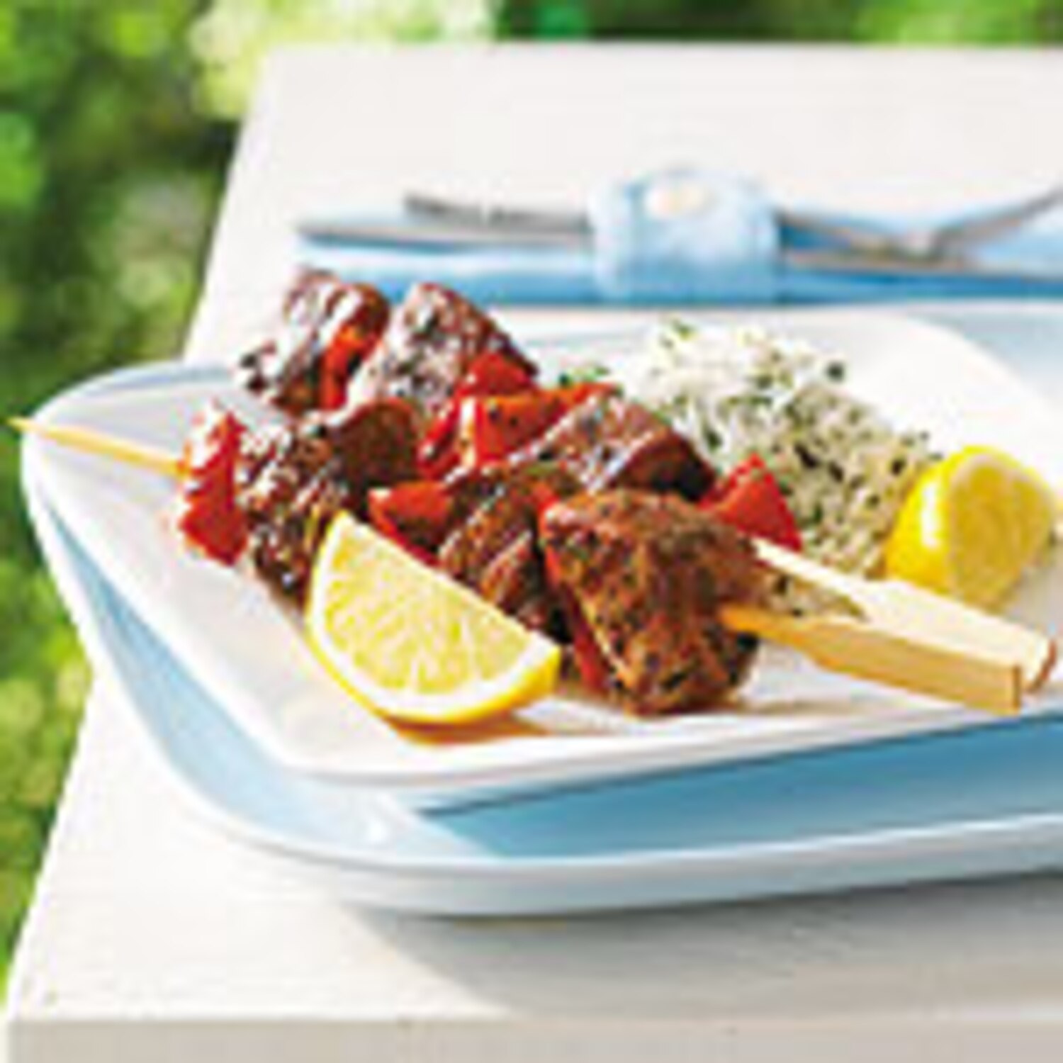 Beef and Pepper Kabobs Canadian Living
