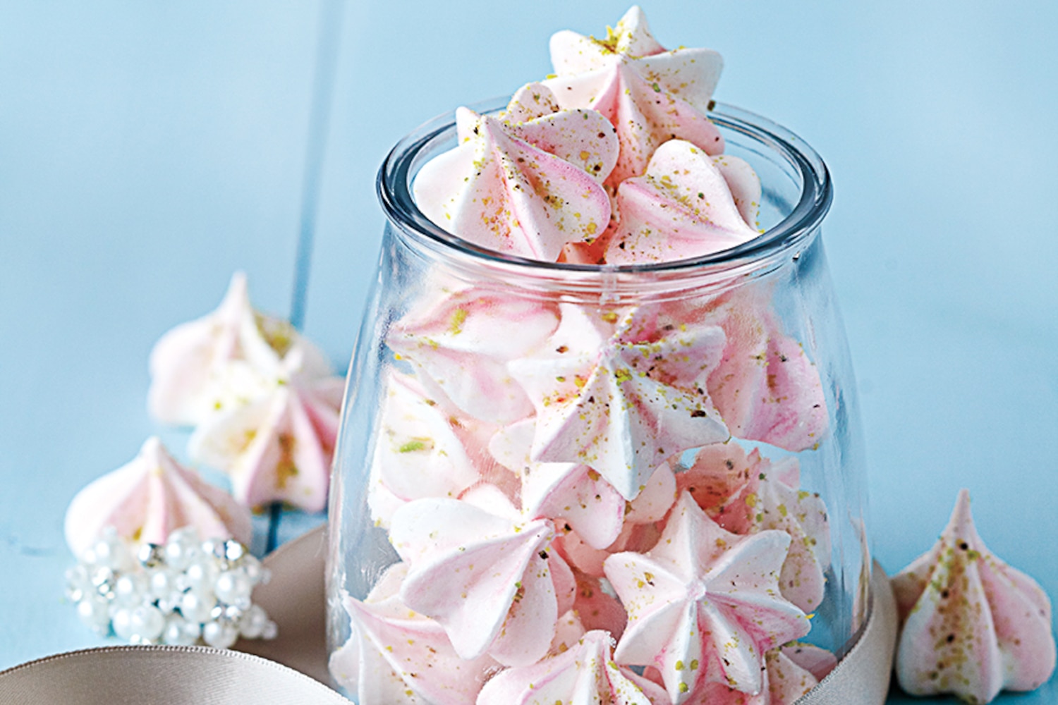PinkMarbled Meringues Canadian Living