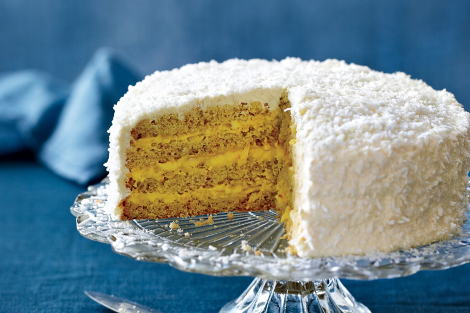 Coconut Lemon Cream Snow Cake Canadian Living