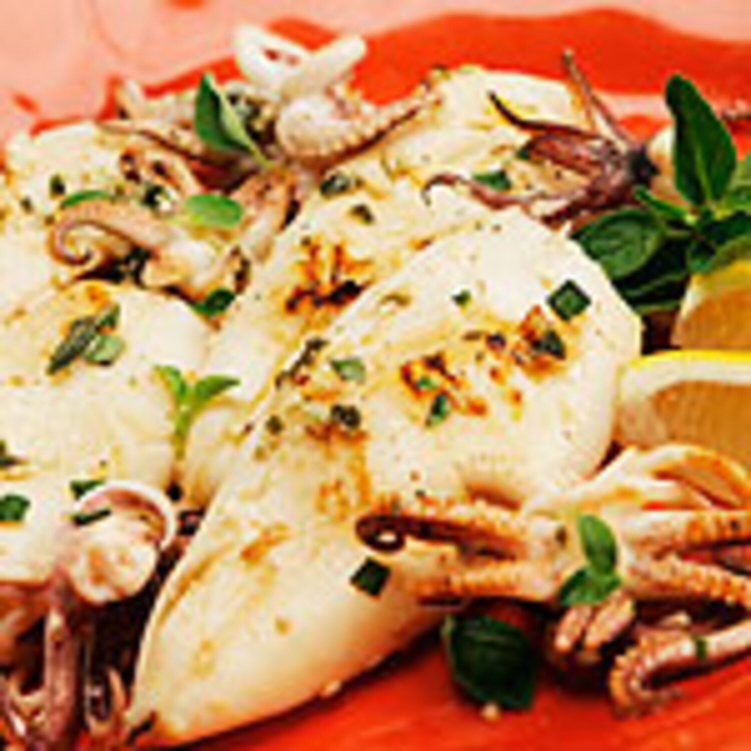 Grilled Calamari with Lemon and Oregano Canadian Living