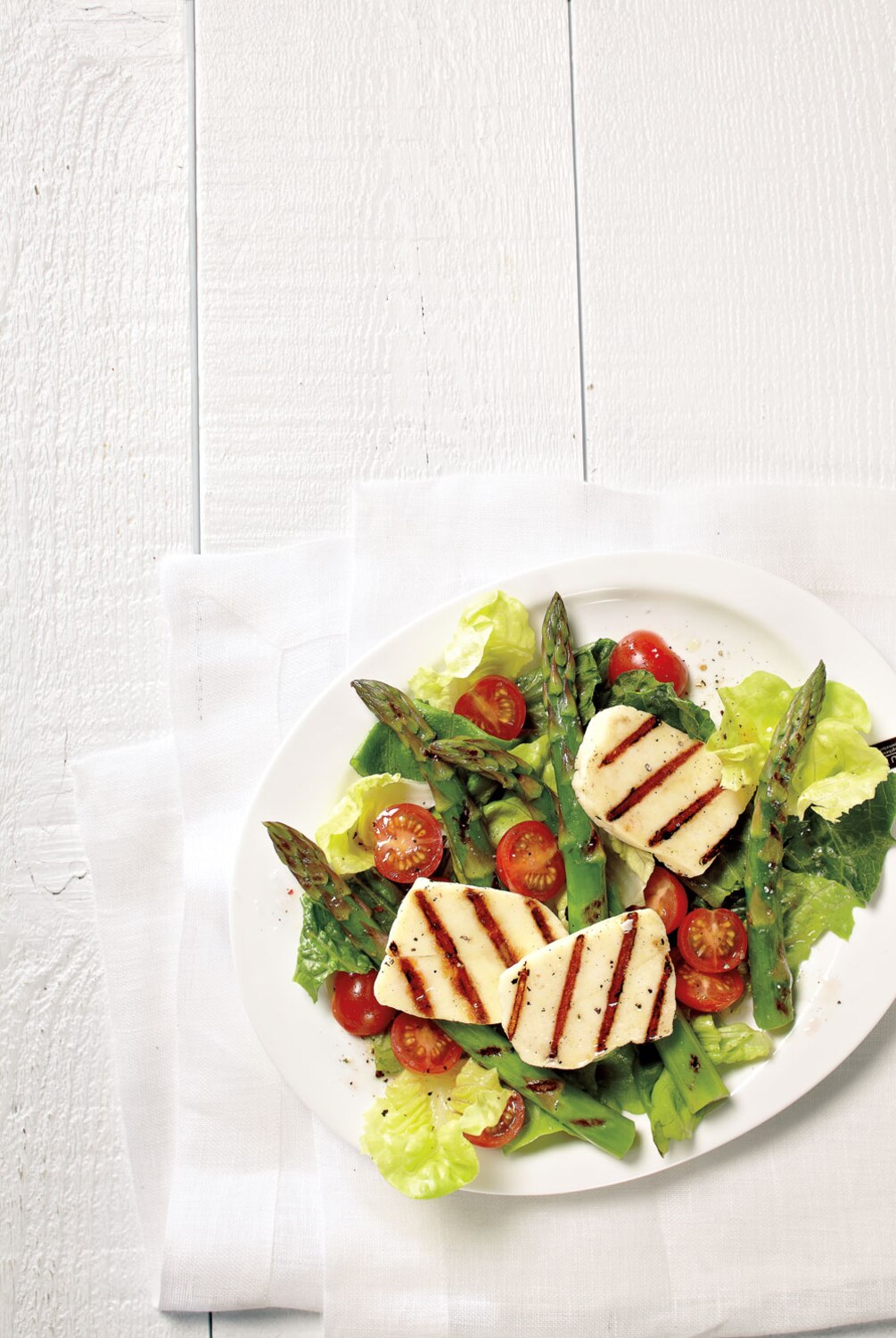 Grilled Halloumi and Asparagus Salad | Canadian Living