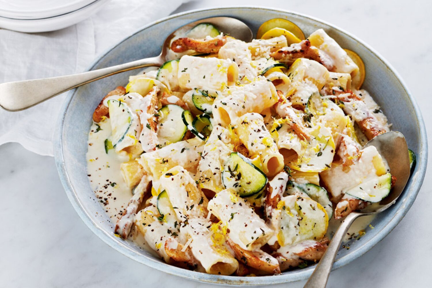 Zucchini and Chicken Alfredo Canadian Living